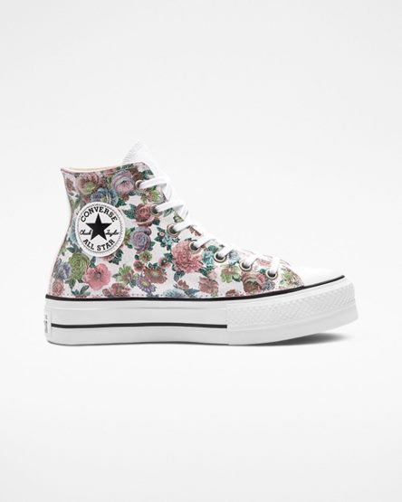 Women's Converse Chuck Taylor All Star Lift LTD Floral High Top Platform Shoes Flower | AU 189ECT